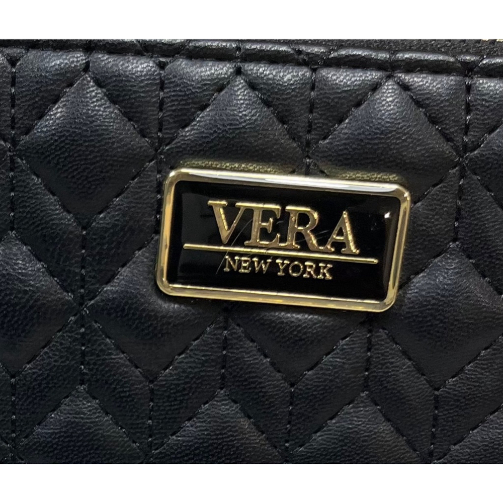 NWT Vera New York Leana Quilted Double Zip Crossbody/wallet MSRP $58 - Picture 8 of 9